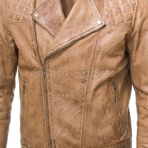 New Breathable Latest Design Men Fashionable Jacket 2026 High Quality Male Best Design Personalized Leather Jackets - Product Image 3
