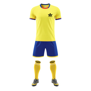 Custom <b>Orange</b> Men's V-neck Soccer Jersey Set Elastic Waist Short Sleeve Quick Dry Polyester Football Uniform Black Shorts <b>Socks</b> - Product Image 2