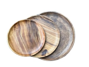 Platos de Madera Orgánica con Diseño Elegante para la Cena - Product Image 3