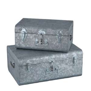 Caja de Metal Tipo Baúl para Uso Doméstico, Portátil y Ligera, para Ropa y Joyería, Precio al por Mayor - Product Image 2