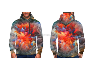 Sudaderas con capucha sublimadas de diseño personalizado, Jersey deportivo con estampado de sublimación de alta calidad - Product Image 5