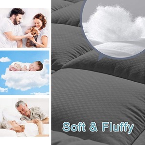 Customized Printed Luxury Mattress <b>Protector</b> Waterproof Eco-Friendly Soft Plain Mattress <b>Protector</b> - Product Image 3
