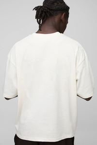 Custom Made High Quality <b>TShirt</b> 100% Cotton Eco-Friendly Quick Dry Custom 3D Puff Printed Logo Oversized Fit Drop Shoulder Hip - Product Image 3