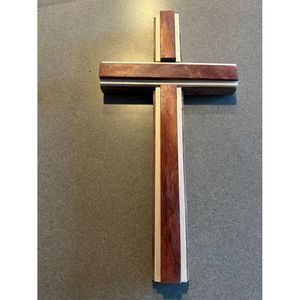 Croix en bois massif pour la prière et le culte, décoration créative pour la maison, Inde RR ENTERPRISES - Product Image 3