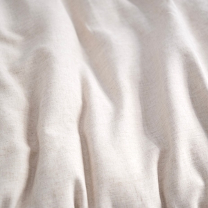 Juego de Ropa de Cama de Alta Calidad en Color Liso, Mezcla de Lino y Algodón, 4 Piezas, Moderno, con Funda de Edredón, Funda de Almohada y Sábana Ajustable - Product Image 1