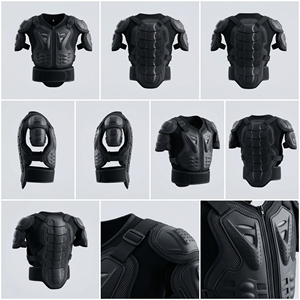 Protection dorsale professionnelle impex pour moto tout-terrain, respirante, homologuée CE, pour la protection des lombaires - Product Image 3