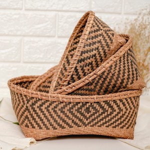 Eco friendly bamboo <b>baskets</b> storage container <b>basket</b> <b>weaving</b> product supplies Vietnam producer - Product Image 5