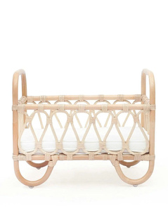 Adorable berceau pour poupée fait main, accessoires pour poupée, berceau pour nouveau-né, lit bébé moderne pour bébé - Product Image 1
