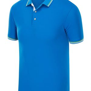 Chemises polo pour hommes en coton de haute qualité, logo personnalisé, style décontracté, vêtements de sport de haute qualité. - Product Image 6