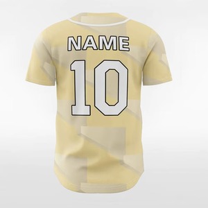 เสื้อเบสบอลทีมกีฬาแบบสั่งทำพิเศษ แขนสั้น ผ้าโพลีเอสเตอร์ 100% แห้งเร็ว พิมพ์ลายด้วยเทคนิค Sublimation เสื้อยืดเบสบอลสำหรับเล่นกีฬา - Product Image 2