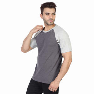 Camiseta 100% algodón para hombre, corte holgado, estampada, al por mayor, camisetas grises para hombre, manga corta, cuello redondo, corte ajustado, cómoda, elegante, para verano - Product Image 3