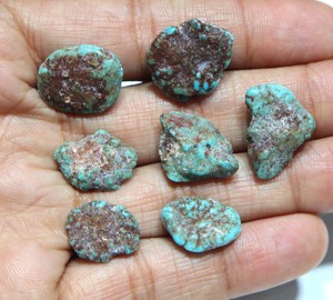Tranches brutes de turquoise Prince Arizona, pierre précieuse naturelle, dalle de turquoise d'Arizona pour la fabrication de bijoux, vente en gros de pierres précieuses - Product Image 3