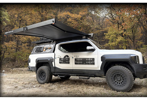 Toldo TRAP OVERLAND FAST de 2.5m, toldo automático lateral para overlanding, toldo resistente al viento para coche todoterreno, toldo independiente 4x4 resistente. - Product Image 5