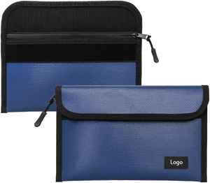 Borsa Portaoggetti Ignifuga e Impermeabile in Poliestere con Doppia Chiusura <span class=keywords><strong>a</strong></span> Zip per Documenti, Contanti, Gioielli e Oggetti di Valore - Product Image 6