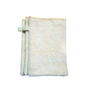 Gants de lavage de luxe en tissu éponge, teints unis, jetables, écologiques, biologiques, 100 % coton, doux pour la peau, séchage rapide, utilisation facile - Product Image 2