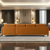 ODM OEM Canapé 5 places à ossature en bois classique de style moderne et luxueux pour meubles de salon ou d'hôtel