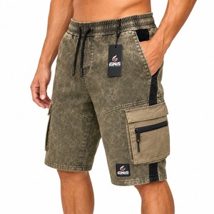 <b>Men's</b> Acid Wash Fleece <b>Shorts</b> Relaxed Fit Vintage Washed Athletic Gym Workout Casual <b>Lounge</b> <b>Shorts</b> with Side Pockets - Product Image 4