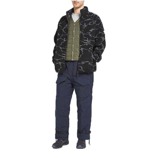 Vestes en polaire de style classique avec col montant, polaire thermique, coupe-vent pour l'extérieur, veste en polaire pour homme - Product Image 2