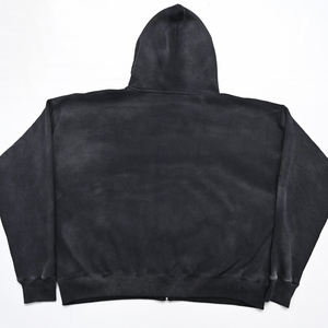 Unisex <b>Acid</b> Washed Jogger Set 100% Cotton Zip Hoodie Custom Oversized <b>Drop</b> Shoulder Plus Size XL Gym Tracksuit for Winter - Product Image 3