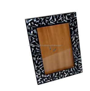Cadre photo élégant fabriqué à la main en nacre pour décoration murale ou de table Accessoires de maison exquis - Product Image 3