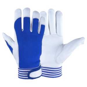 Premium Quality Heavy Duty <b>Driver</b> <b>Gloves</b> Goat Grain Leather Construction Spark Resistant Work Safety Cotton Nylon Lining - Product Image 1