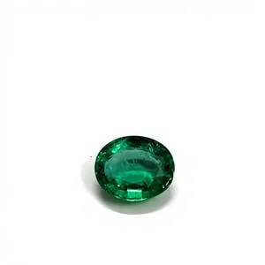 Sadiya International Pierre précieuse émeraude naturelle non traitée de 2,47 carats, taille ovale, provenance Zambie, couleur vert vif - Product Image 1
