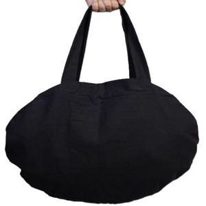 Bolsa de Mano de Lona de Algodón Orgánico Ecológica, Logotipo Personalizado Impreso, Diseño Único, Asas Prácticas, Algodón Reciclado, Reutilizable, Extra Grande - Product Image 3