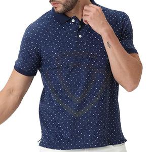 T-shirts à manches courtes pour hommes, coupe ample, en jersey de coton, style décontracté, OEM, polo pour hommes - Product Image 3