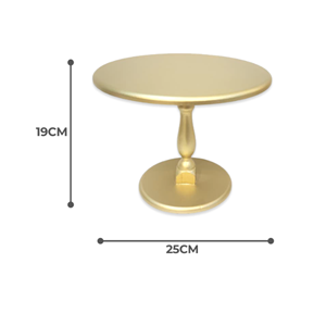 Base para Pastel Plateada, Plato Redondo para Exhibición de Pasteles, Plato con Pedestal para Bodas, Baby Showers, Cupcakes, Venta al por Mayor desde Vietnam - Product Image 5