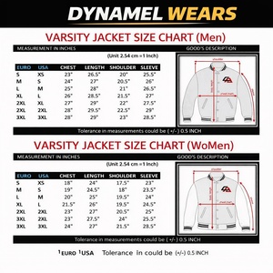 Custom Men's Winter <b>Vintage</b> <b>Varsity</b> <b>Jacket</b> Letter Pattern Wool/Polyester Embroidery Windproof Breathable - Product Image 4