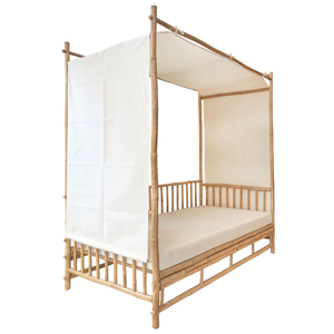 Sofá Cama de Bambú de Gran Tamaño, Fabricante y Exportador, Diseño Europeo Moderno, 100% Bambú, Vietnam - Product Image 2