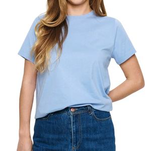 Camiseta de Mujer Transpirable de la Mejor Calidad, Nueva, 100% Algodón, Secado Rápido, Lisa, Casual, Cuello Redondo, Manga Corta - Product Image 1