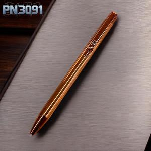 Stylo bille promotionnel noir mat en métal, écologique, personnalisé avec logo fait main pour le bureau – Vente en gros - Product Image 2