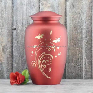 Urnas Funerarias de Latón Blanco Estilo Americano Económicas para Cenizas de Adultos - Product Image 6