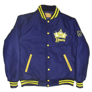 Blouson universitaire réversible en laine de baseball personnalisé, style Letterman, respirant, avec logo brodé fini, qualité supérieure - Product Image 1