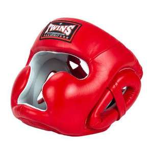 Protector de Cabeza de Boxeo Twins Personalizable de Alta Calidad, con Cordones de Cuero, Acolchado Grueso de 4 Capas, Agarres para las Manos, Diseño Transpirable - Marca Twins - Product Image 5