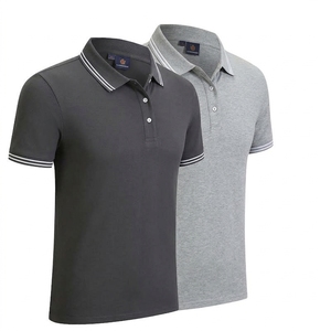 Chemise de golf tissée en coton et soie 200G pour hommes, manches courtes, style décontracté chic, personnalisable, haute performance, vente en gros - Product Image 5
