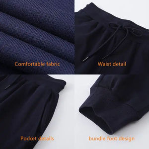 Custom Men's Durable Cotton and Polyester Cargo Pants <b>Work</b> Uniform <b>Trousers</b> with Multi-Pockets - Product Image 2
