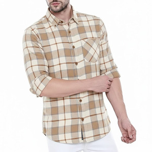 Camisas Casuales de Hombre de Manga Larga, Tejidas en Algodón y Mezclilla, con Logotipo Personalizado, Ecológicas y Transpirables, Último Diseño - Product Image 3