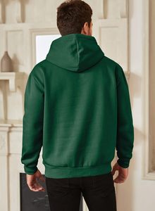 Wholesale 100% Cotton Men's Pullover Hoodie Custom Dropped Shoulder Casual Style Oversized Streetwear Pullover Hoodies <b>for</b> Men - Product Image 3
