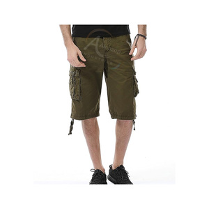 High Quality <b>Cargo</b> Shorts Men Ripstop Cotton Durable Multi Pocket <b>Work</b> Outdoor Shorts Custom OEM Supplier - Product Image 1
