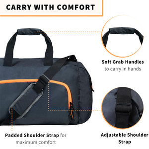 Bolsa Deportiva Impermeable Grande Personalizada con Logotipo, con Espacio para Zapatos y Correa para el Hombro, para Hombres y Mujeres, para Viajes, Campamentos y Actividades al Aire Libre - Product Image 4