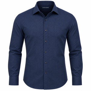 Camisas Elegantes para Hombre para Ocasiones Especiales, Camisas Formales de Manga Larga, Ajustadas, de Color Sólido, Uniformes de Trabajo para Hombre - Product Image 6