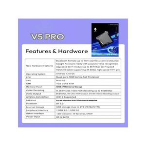 Original_V_see Box V.5 Pro Appareil de streaming original - Boîtier TV avec applications ETB gratuites - Entièrement chargé - Product Image 2