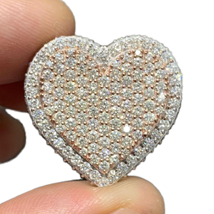 Anillo de Diamantes con Letra Inicial G Personalizada, Anillo de Campeonato Iced Out, Anillo de Lujo Hip Hop con Pavé de Circonitas, Anillo de Declaración de Lujo Iced Out con Forma de Corazón - Product Image 4