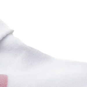 AKA Foldable <b>Socks</b> <b>White</b> Pink Green Premium Cotton Blend No Show Stretch Lightweight Breathable Casual Daily <b>Socks</b> - Product Image 3