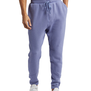 Pantalones Deportivos de Algodón Azul para Hombre, con Logotipo Personalizado, Estilo Jogger, Corte Recto, para Deportes, Gimnasio y Uso Casual - Product Image 1