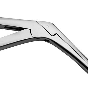 Pinzas de Oreja de Cocodrilo Profesionales de 12 Pulgadas con Diseño de Mandíbula Curva, Instrumento Quirúrgico ENT de Acero Inoxidable de Primera Calidad, Punta Fina - Product Image 5