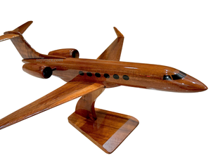 Modelo de Avión Civil a Escala, Jet Privado Cessna/Gulfstream, Modelo de Madera Sólida de 40-44cm, Set de Regalo de Aviación de Vietnam - Product Image 1
