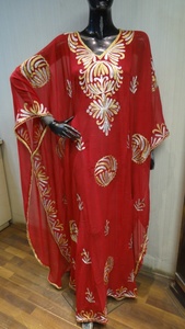 Vestido musulmán bordado, ropa islámica, túnicas personalizadas, vestido largo Dubái, caftán farasha Islámico - Product Image 6